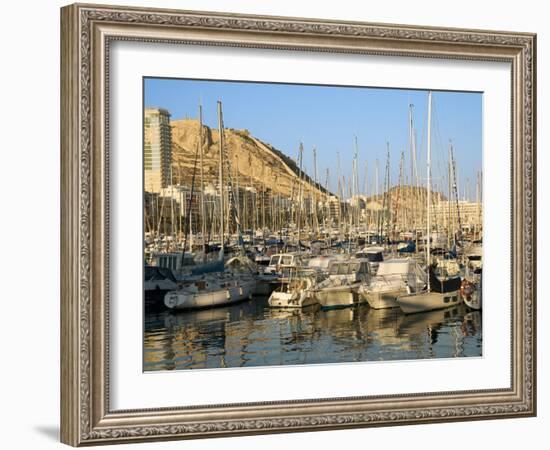 Harbour, Hotel Tryp Gran Sol, Alicante, Valencia Province, Spain-Guy Thouvenin-Framed Photographic Print