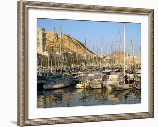 Harbour, Hotel Tryp Gran Sol, Alicante, Valencia Province, Spain-Guy Thouvenin-Framed Photographic Print