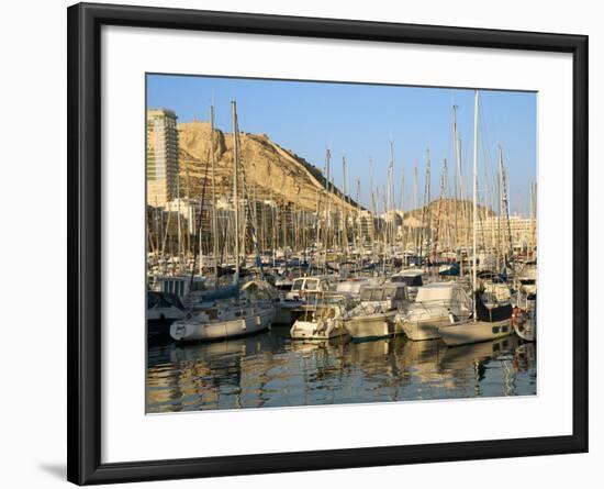 Harbour, Hotel Tryp Gran Sol, Alicante, Valencia Province, Spain-Guy Thouvenin-Framed Photographic Print