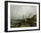 Harbour in France, 1875 oil on board-Fritz Thaulow-Framed Giclee Print