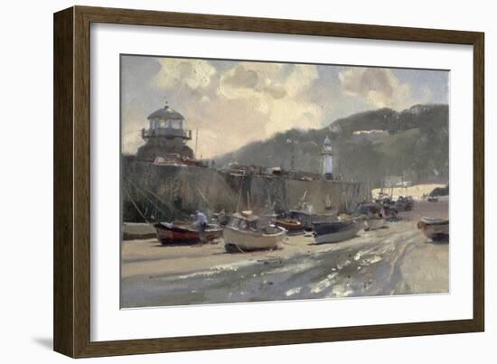 Harbour Light, St. Ives-Trevor Chamberlain-Framed Giclee Print