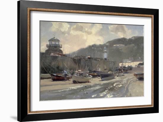 Harbour Light, St. Ives-Trevor Chamberlain-Framed Giclee Print