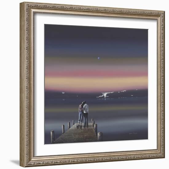 Harbour Lights-Steve Johnston-Framed Giclee Print