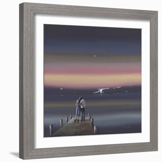 Harbour Lights-Steve Johnston-Framed Giclee Print