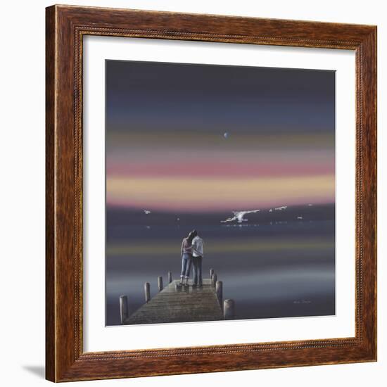 Harbour Lights-Steve Johnston-Framed Giclee Print