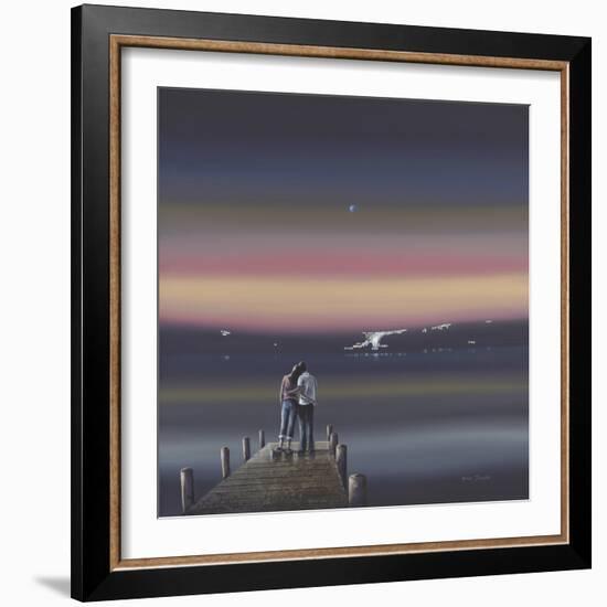 Harbour Lights-Steve Johnston-Framed Giclee Print