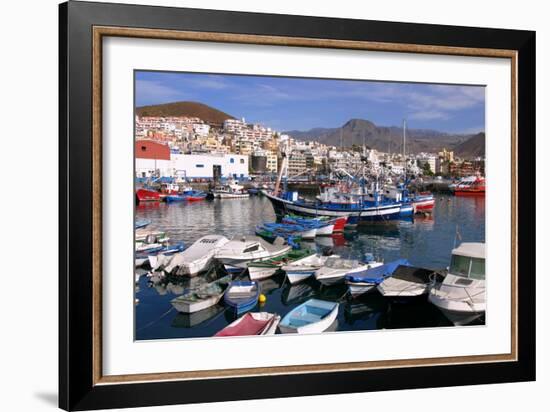 Harbour, Los Cristianos, Tenerife, Canary Islands, 2007-Peter Thompson-Framed Photographic Print