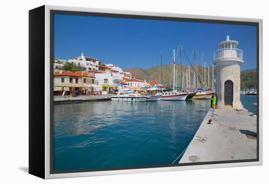 Harbour, Marmaris, Anatolia, Turkey, Asia Minor, Eurasia-Frank Fell-Framed Premier Image Canvas