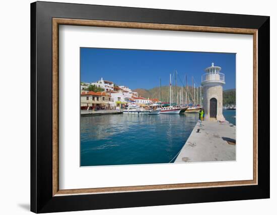 Harbour, Marmaris, Anatolia, Turkey, Asia Minor, Eurasia-Frank Fell-Framed Photographic Print