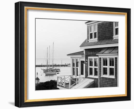 Harbour, Menemsha, Martha's Vineyard, Massachusetts, USA-Walter Bibikow-Framed Photographic Print