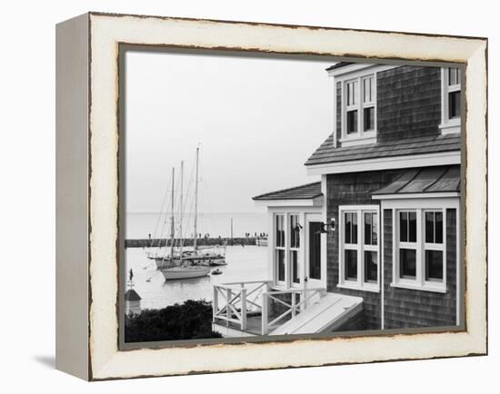 Harbour, Menemsha, Martha's Vineyard, Massachusetts, USA-Walter Bibikow-Framed Premier Image Canvas