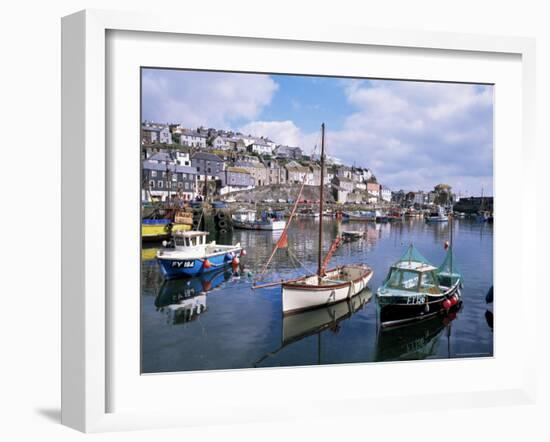 Harbour, Mevagissey, Cornwall, United Kingdom-Roy Rainford-Framed Photographic Print