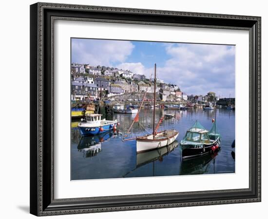 Harbour, Mevagissey, Cornwall, United Kingdom-Roy Rainford-Framed Photographic Print