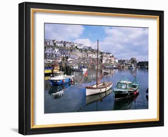 Harbour, Mevagissey, Cornwall, United Kingdom-Roy Rainford-Framed Photographic Print