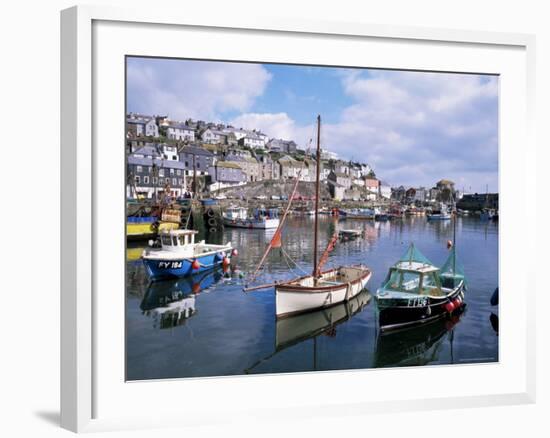 Harbour, Mevagissey, Cornwall, United Kingdom-Roy Rainford-Framed Photographic Print