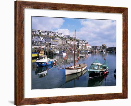 Harbour, Mevagissey, Cornwall, United Kingdom-Roy Rainford-Framed Photographic Print