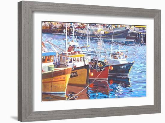 Harbour Moorings, 2010-Martin Decent-Framed Giclee Print