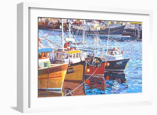 Harbour Moorings, 2010-Martin Decent-Framed Giclee Print