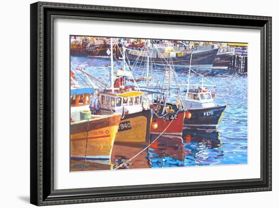 Harbour Moorings, 2010-Martin Decent-Framed Giclee Print