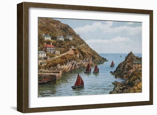 Harbour Mouth, Polperro-Alfred Robert Quinton-Framed Giclee Print