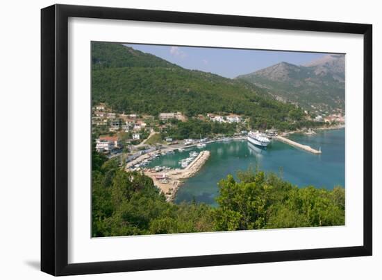 Harbour of Poros, Kefalonia, Greece-Peter Thompson-Framed Photographic Print