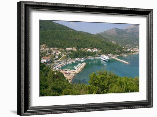 Harbour of Poros, Kefalonia, Greece-Peter Thompson-Framed Photographic Print