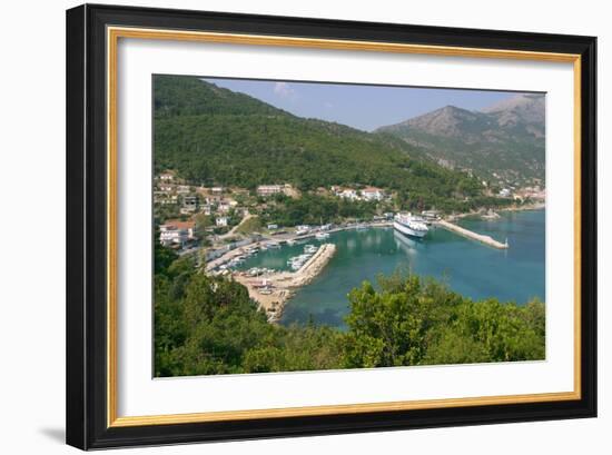 Harbour of Poros, Kefalonia, Greece-Peter Thompson-Framed Photographic Print