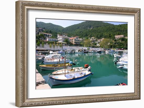 Harbour of Poros, Kefalonia, Greece-Peter Thompson-Framed Photographic Print