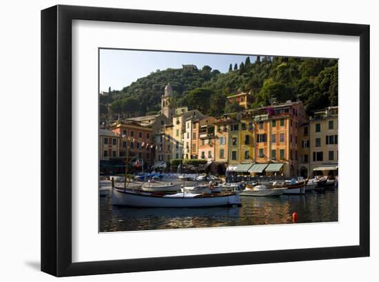 Harbour of Portofino, Province of Genua, Liguria, Italy-null-Framed Art Print