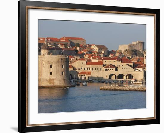 Harbour, Old Town, UNESCO World Heritage Site, Dubrovnik, Croatia, Europe-Martin Child-Framed Photographic Print