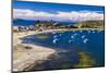 Harbour on Lake Titicaca at Challapampa Village on Isla Del Sol (Island of the Sun), Bolivia-Matthew Williams-Ellis-Mounted Photographic Print