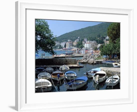 Harbour, Opatija, Croatia-Peter Thompson-Framed Photographic Print