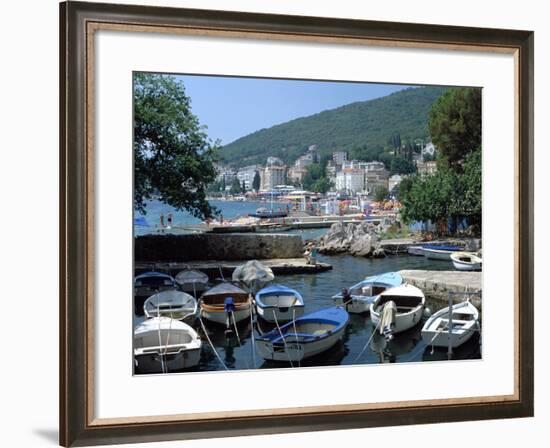 Harbour, Opatija, Croatia-Peter Thompson-Framed Photographic Print