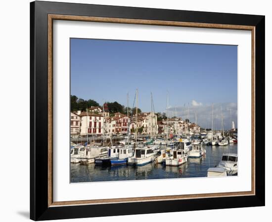 Harbour Os Socoa, St. Jean De Luz, Pyrenees Atlantique, France, Europe-Groenendijk Peter-Framed Photographic Print
