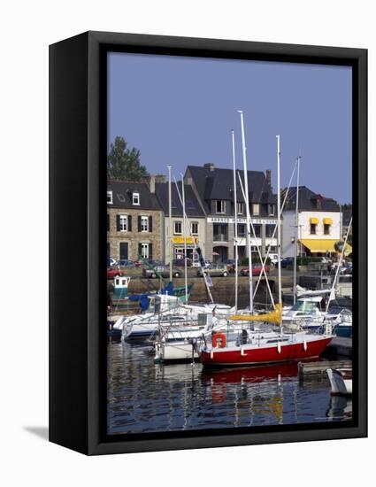 Harbour, Paimpol, Cotes d'Armor, Brittany, France-David Hughes-Framed Premier Image Canvas