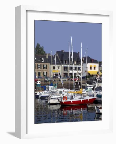 Harbour, Paimpol, Cotes d'Armor, Brittany, France-David Hughes-Framed Photographic Print