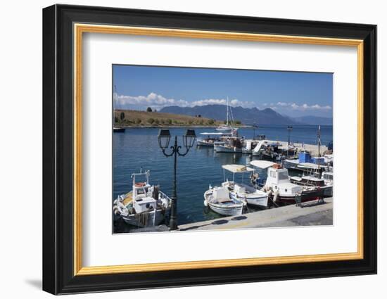 Harbour, Perdika Aegina, Saronic Islands, Greek Islands, Greece-Rolf Richardson-Framed Photographic Print