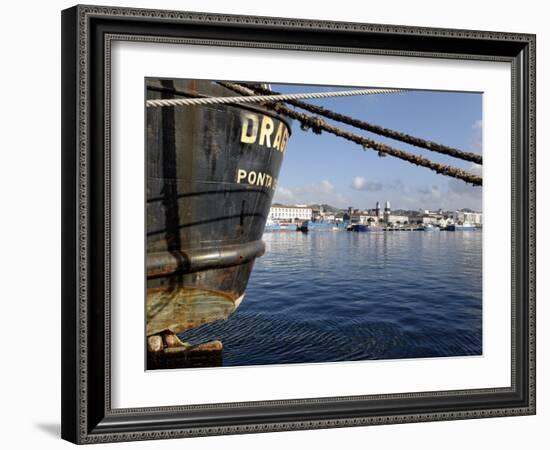 Harbour, Ponta Delgada, Sao Miguel Island, Azores, Portugal, Europe-De Mann Jean-Pierre-Framed Photographic Print