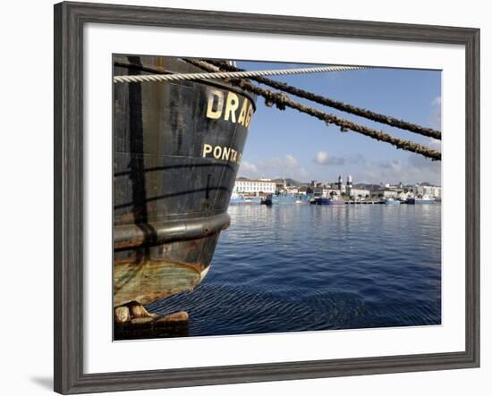 Harbour, Ponta Delgada, Sao Miguel Island, Azores, Portugal, Europe-De Mann Jean-Pierre-Framed Photographic Print