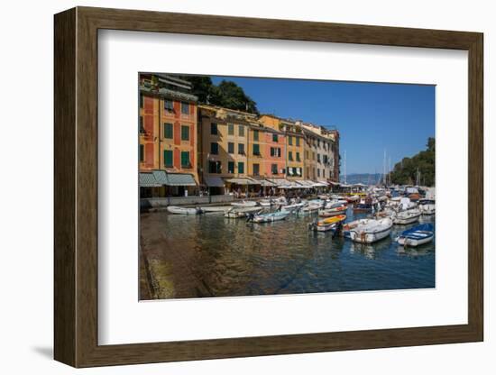 Harbour, Portofino, Genova (Genoa), Liguria, Italy, Europe-Frank Fell-Framed Photographic Print