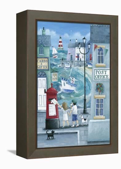 Harbour Post-Peter Adderley-Framed Stretched Canvas