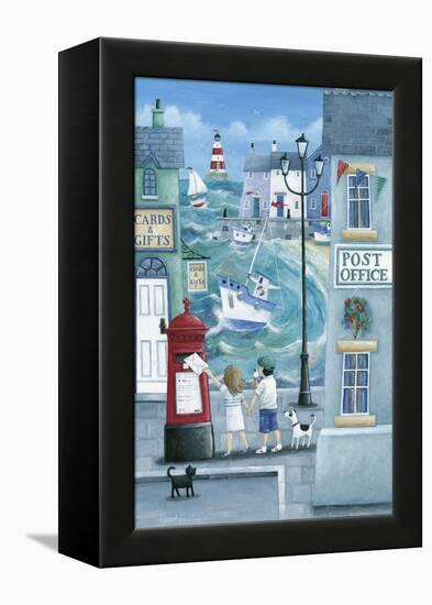 Harbour Post-Peter Adderley-Framed Stretched Canvas