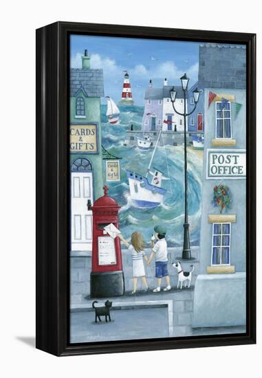 Harbour Post-Peter Adderley-Framed Stretched Canvas