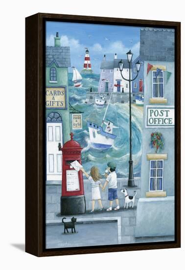 Harbour Post-Peter Adderley-Framed Stretched Canvas