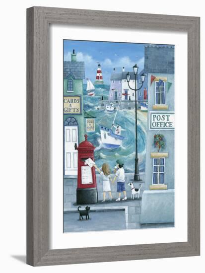 Harbour Post-Peter Adderley-Framed Art Print