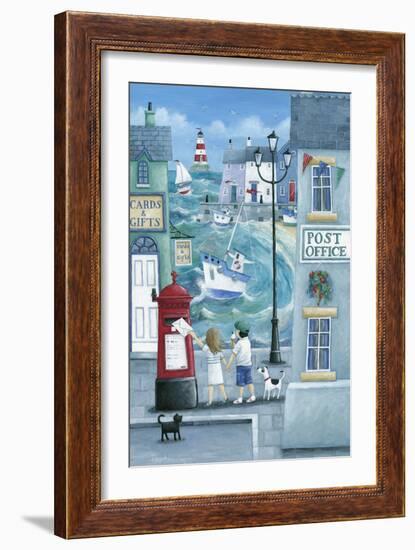 Harbour Post-Peter Adderley-Framed Art Print