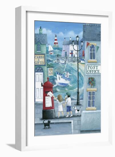 Harbour Post-Peter Adderley-Framed Art Print