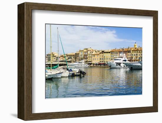 Harbour, Saint-Tropez, Var, Cote d'Azur, Provence, France, Mediterranean, Europe-Fraser Hall-Framed Photographic Print