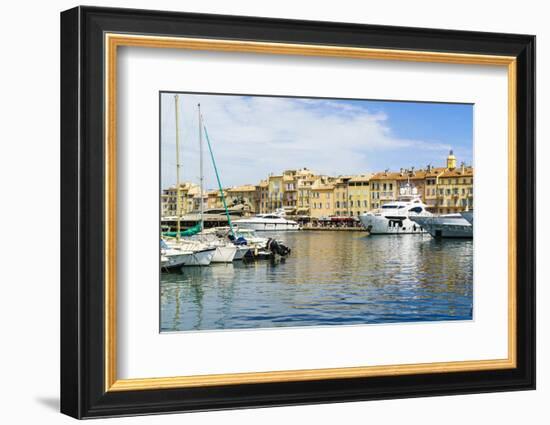 Harbour, Saint-Tropez, Var, Cote d'Azur, Provence, France, Mediterranean, Europe-Fraser Hall-Framed Photographic Print