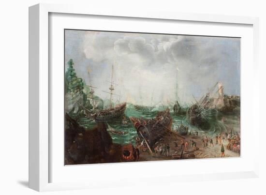 Harbour Scene, C. 1615-Adam Willaerts-Framed Giclee Print